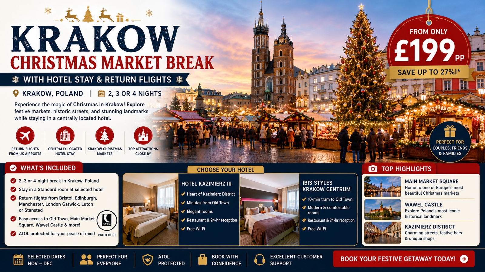 Krakow Christmas Market Break
